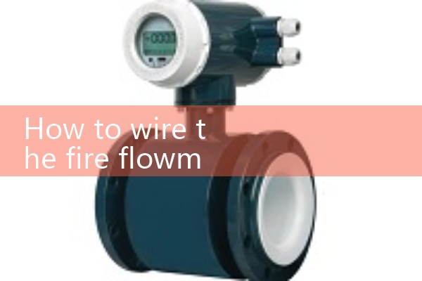 How to wire the fire flowmeter
